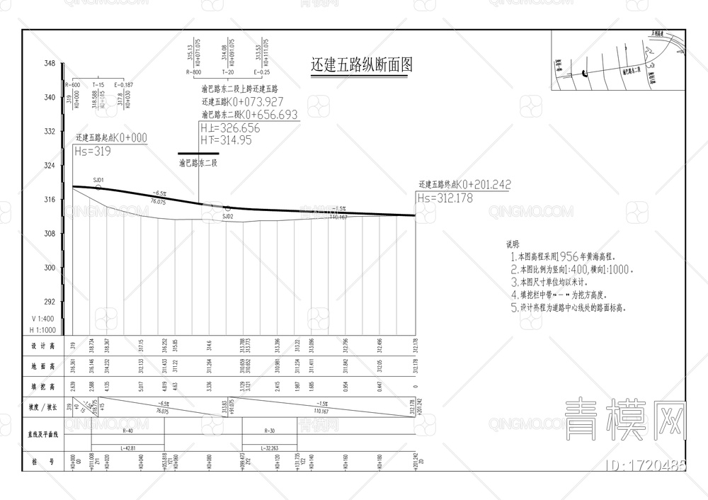 塘坊新城区渝巴路东二段工程【ID:1720485】