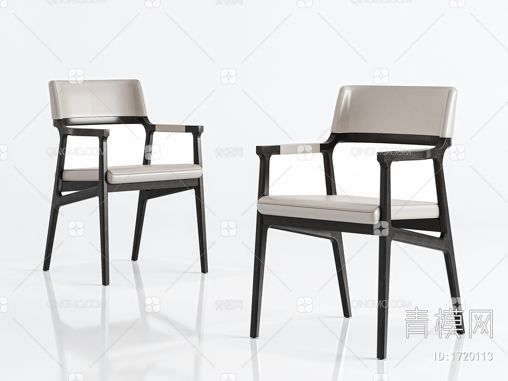 餐椅 单椅3D模型下载【ID:1720113】