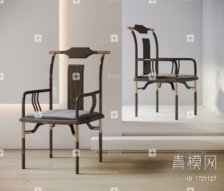单椅3D模型下载【ID:1721127】