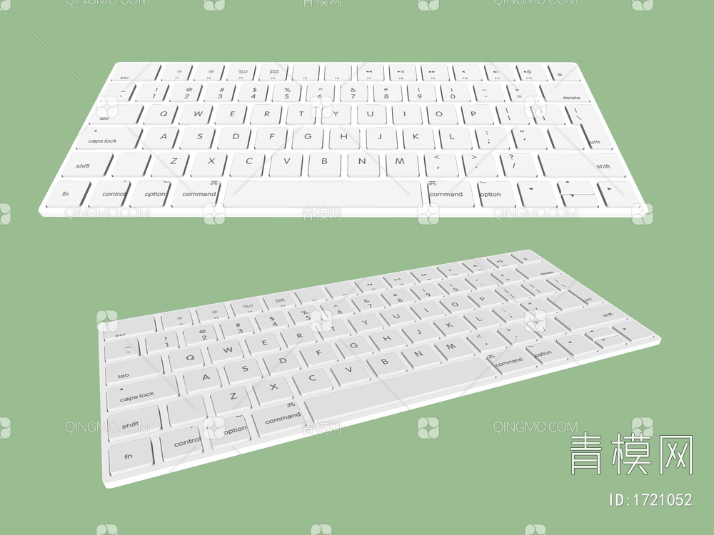 数码产品 笔记本无线键盘SU模型下载【ID:1721052】