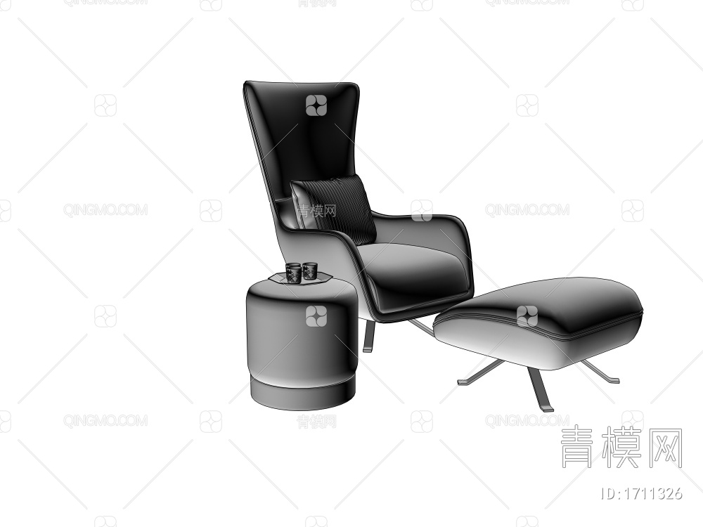 休闲椅 按摩椅3D模型下载【ID:1711326】