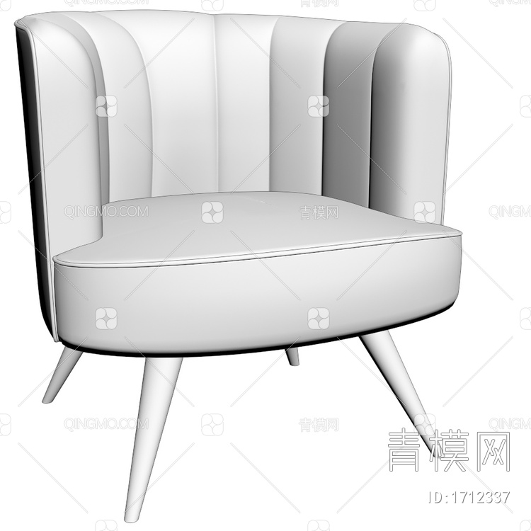 Cordi休闲椅3D模型下载【ID:1712337】