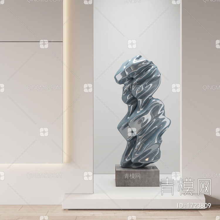 艺术雕塑3D模型下载【ID:1723809】