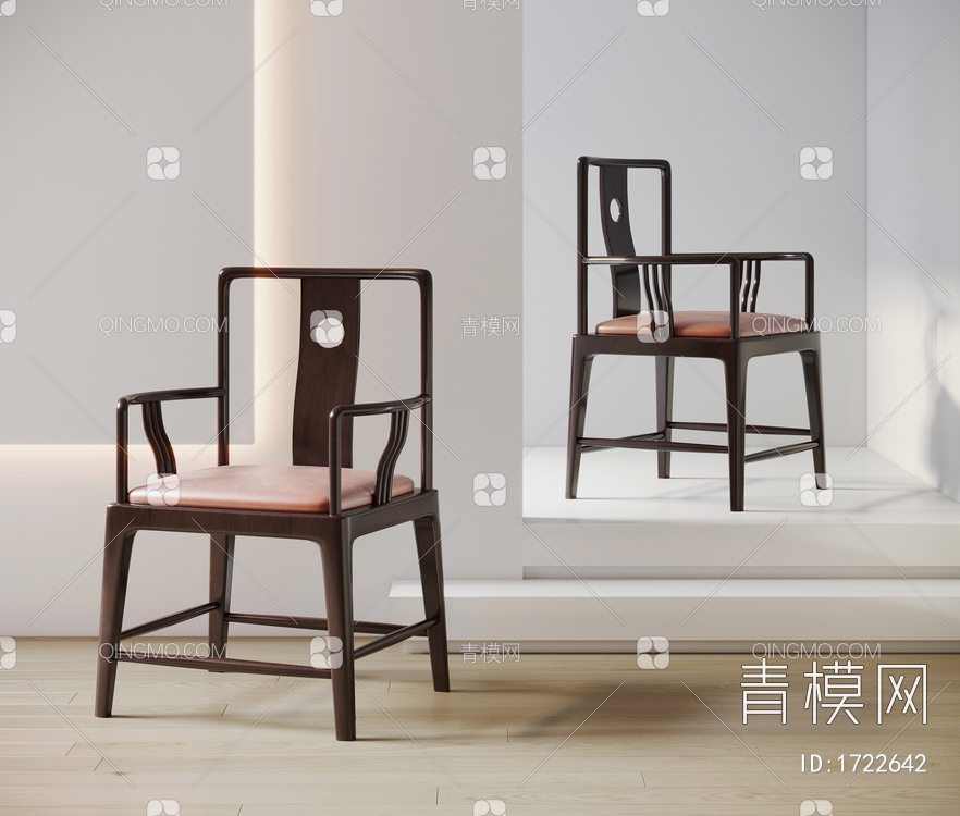 单椅3D模型下载【ID:1722642】