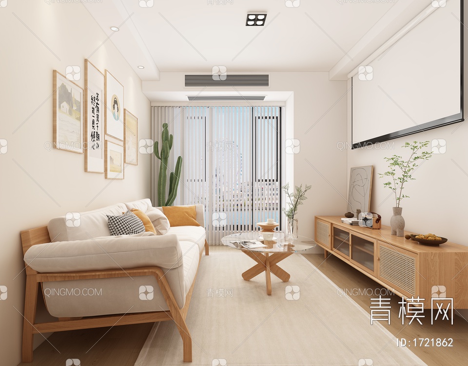 单身公寓3D模型下载【ID:1721862】
