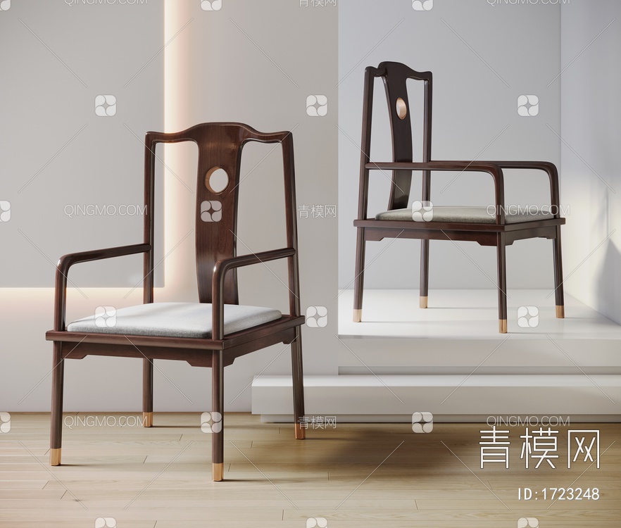 单椅3D模型下载【ID:1723248】