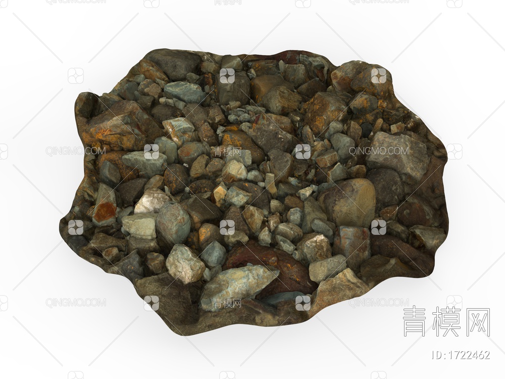 景观小品 石头3D模型下载【ID:1722462】