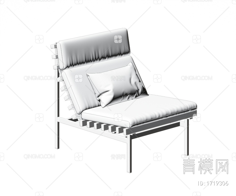 单椅3D模型下载【ID:1719306】