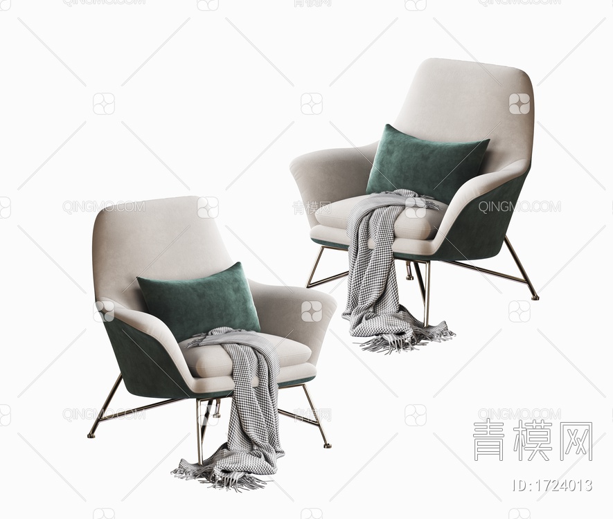单椅3D模型下载【ID:1724013】