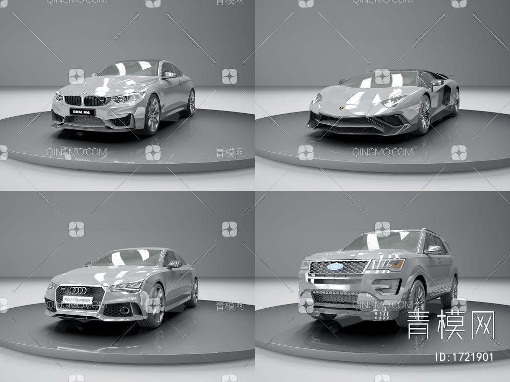 交通工具 汽车3D模型下载【ID:1721901】
