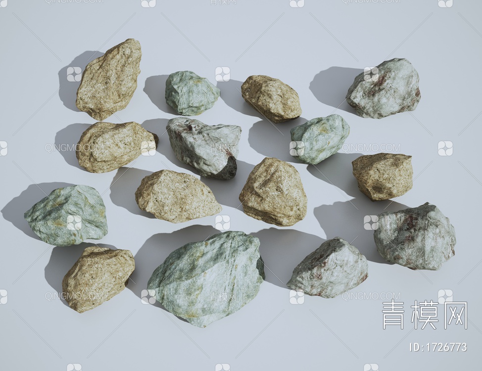 石头3D模型下载【ID:1726773】