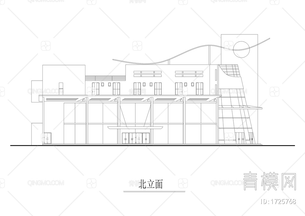 很的会所建筑详图【ID:1725768】