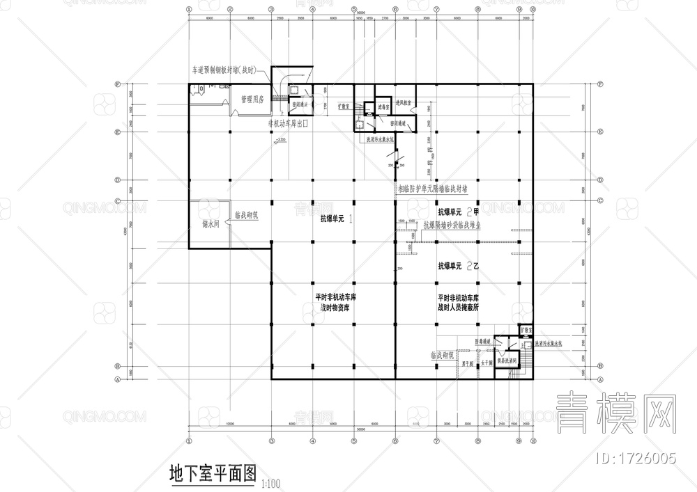 会议中心大楼建筑图【ID:1726005】