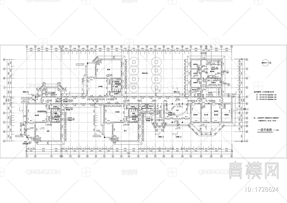 经典幼儿园全套建筑图【ID:1728624】