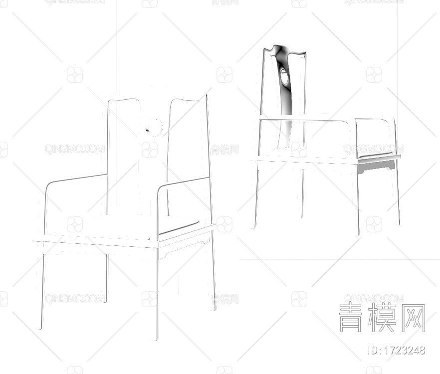 单椅3D模型下载【ID:1723248】