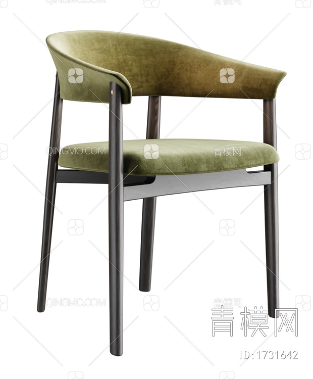 休闲椅 餐椅 单椅 椅子3D模型下载【ID:1731642】