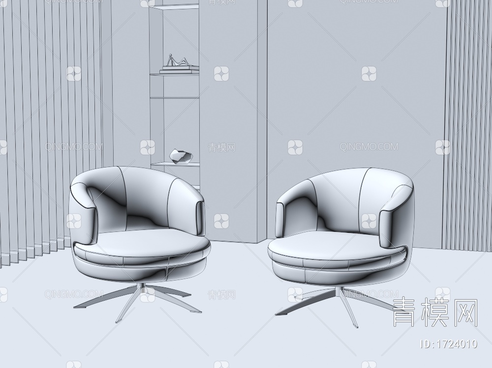 单椅3D模型下载【ID:1724010】