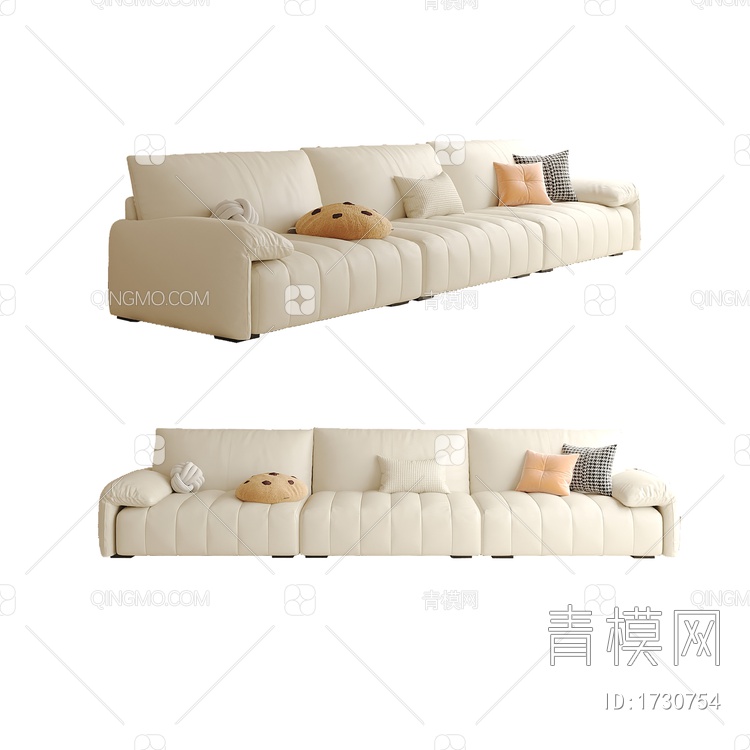 多人沙发3D模型下载【ID:1730754】