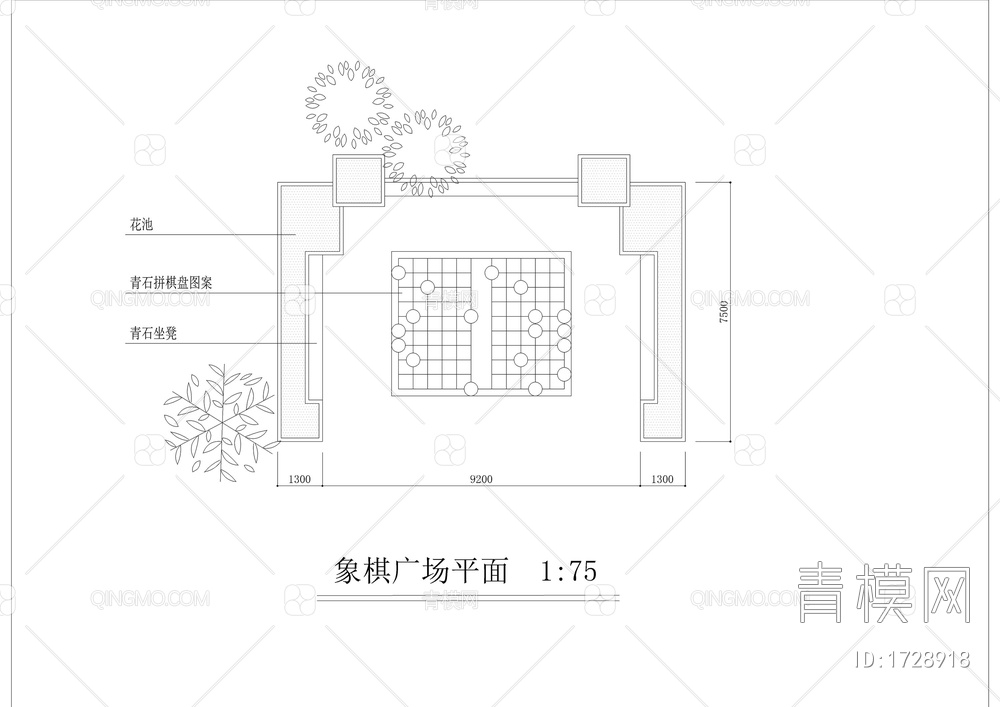 景观设计小广场图集【ID:1728918】