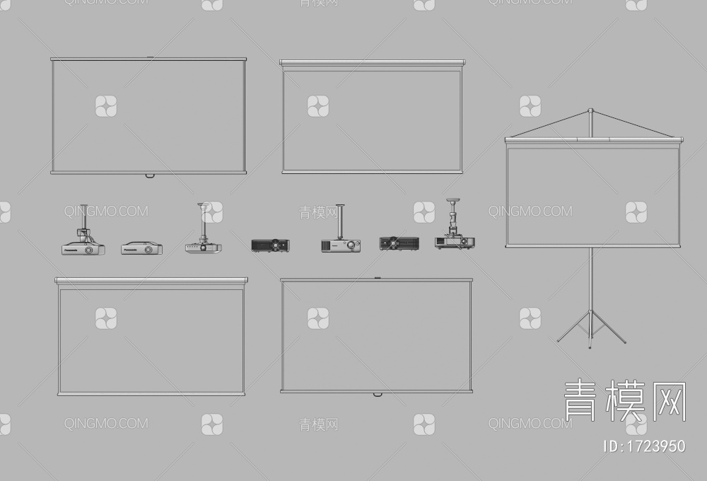 投影仪3D模型下载【ID:1723950】