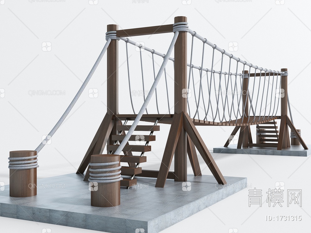 吊桥3D模型下载【ID:1731315】