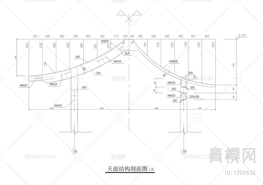 六角亭景观详图【ID:1729638】