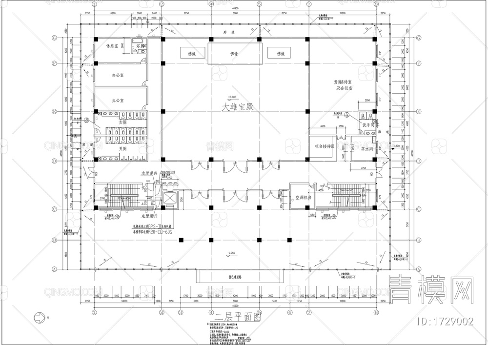 静音寺古建筑施工图【ID:1729002】