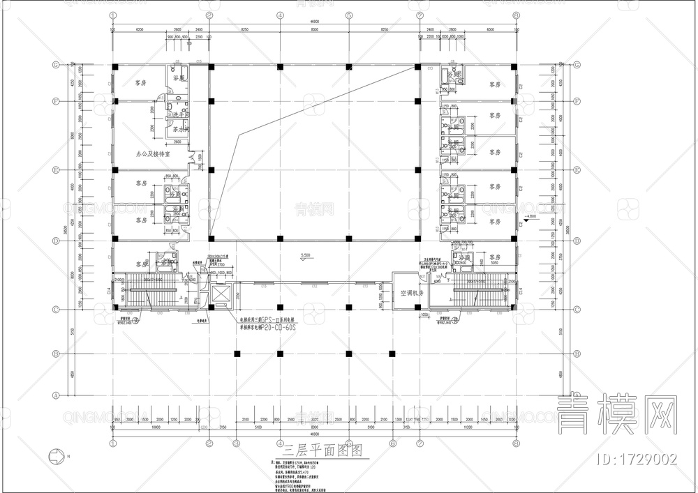 静音寺古建筑施工图【ID:1729002】