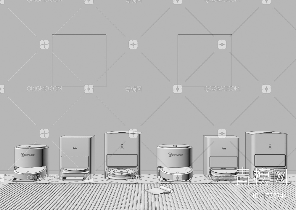 扫地机器人3D模型下载【ID:1723944】