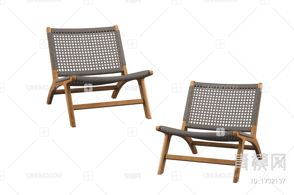 藤编座椅，椅子，休闲座椅，藤编椅子，藤编椅子，3D模型下载【ID:1732137】