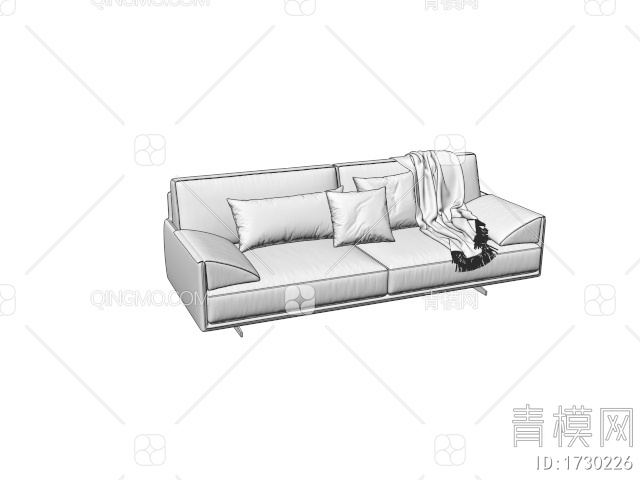 Confort Line 双人沙发3D模型下载【ID:1730226】