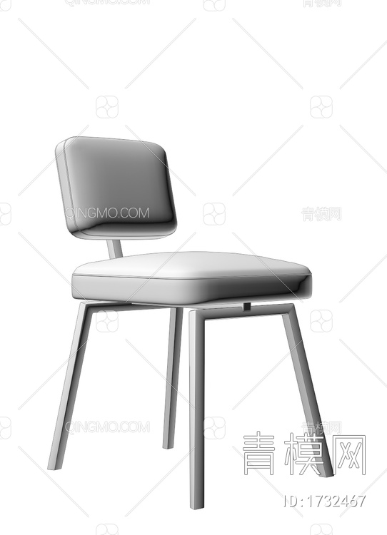 pertica餐椅3D模型下载【ID:1732467】
