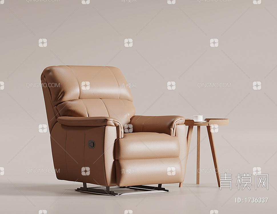 休闲沙发3D模型下载【ID:1736337】