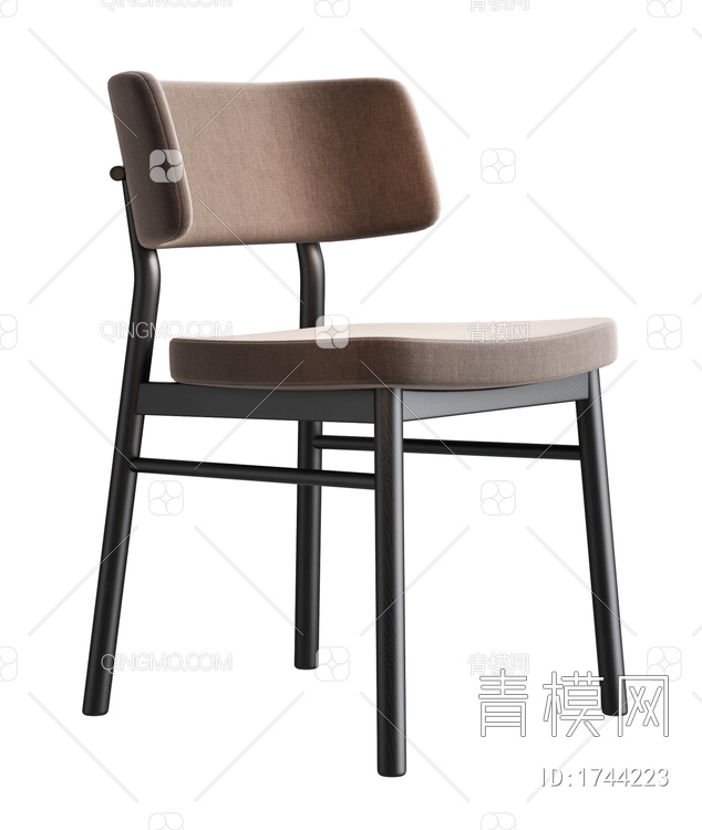 餐椅  单椅  休闲椅3D模型下载【ID:1744223】