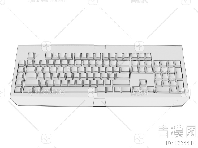 数码电子配件 雷蛇游戏键盘3D模型下载【ID:1734414】