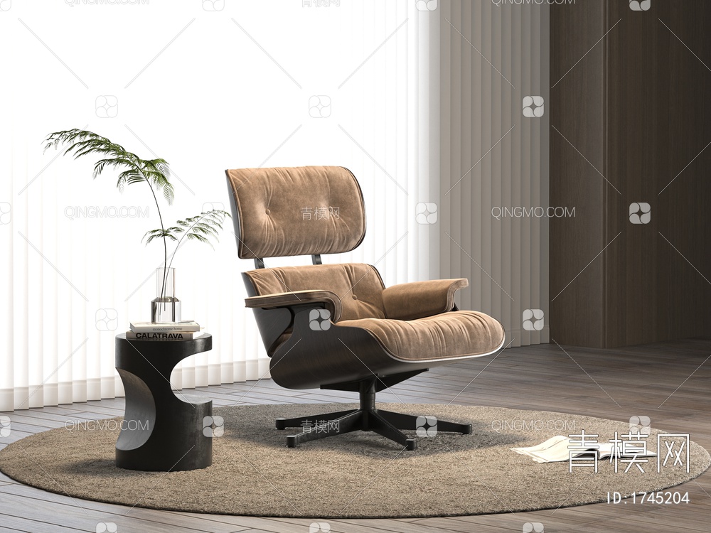 休闲椅3D模型下载【ID:1745204】