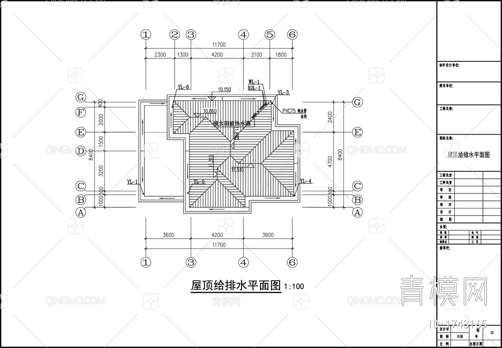 别墅给排水设计【ID:1748165】