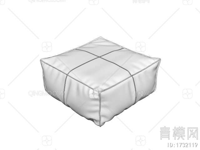 皮革懒人沙发3D模型下载【ID:1732119】