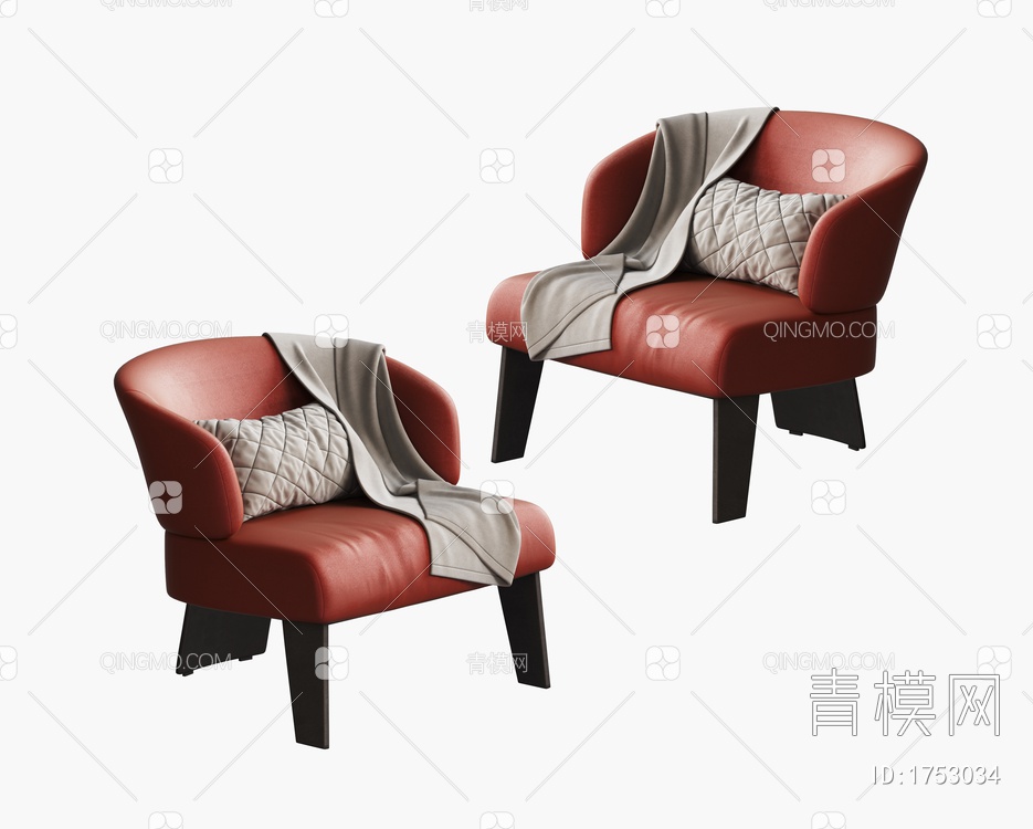 单椅3D模型下载【ID:1753034】