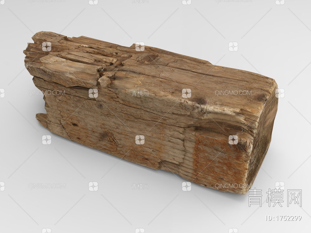 自然产物 木头木材SU模型下载【ID:1752299】