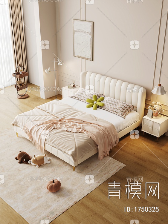 家居卧室3D模型下载【ID:1750325】
