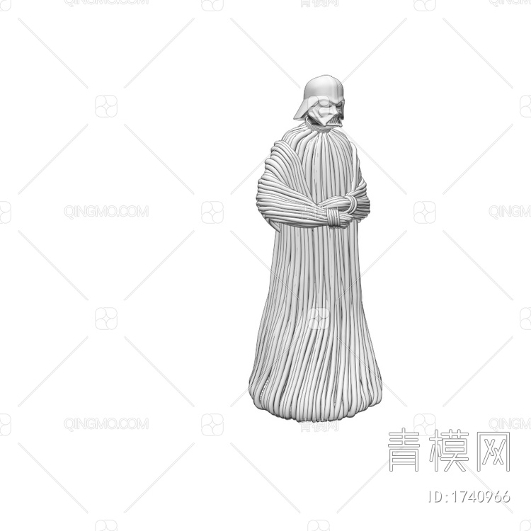 达斯维达针织 雕塑3D模型下载【ID:1740966】