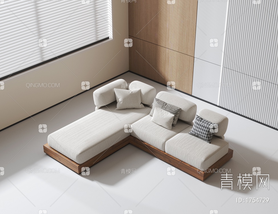 多人沙发3D模型下载【ID:1754729】