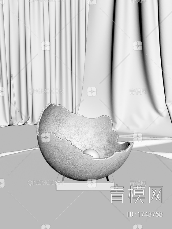 创意台灯月亮灯3D模型下载【ID:1743758】