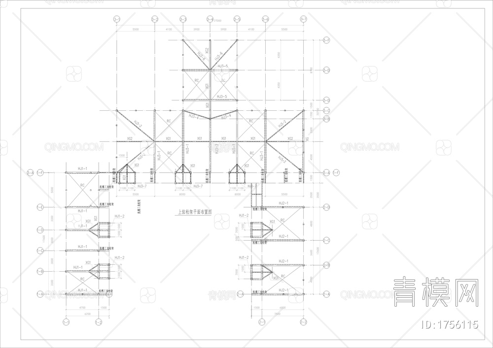 建筑围护工程建筑结构图【ID:1756115】