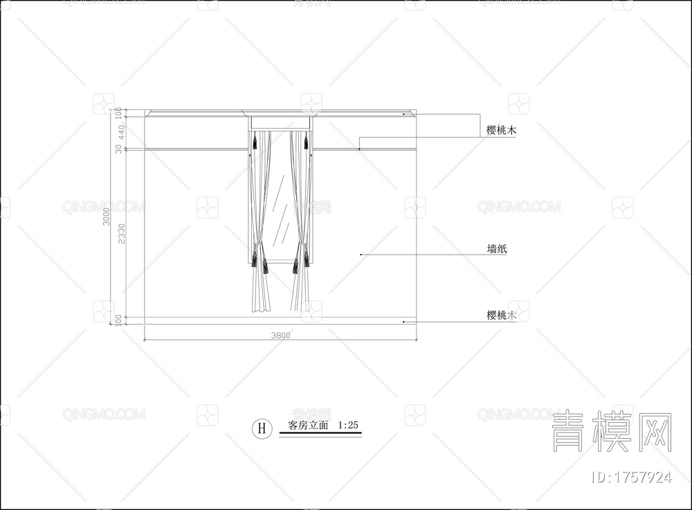 别墅装修设计施工图【ID:1757924】