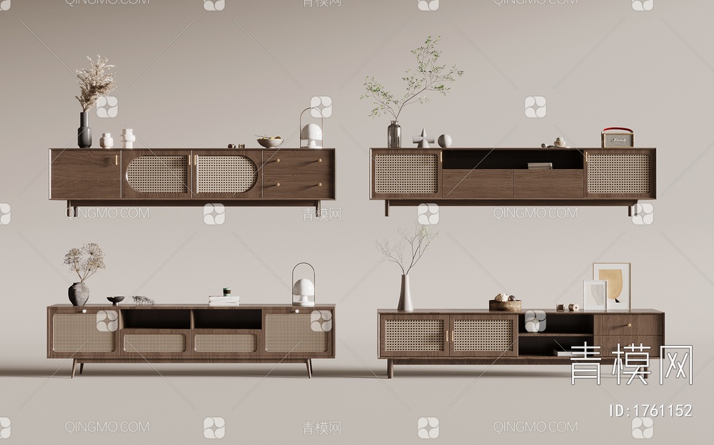 电视柜3D模型下载【ID:1761152】