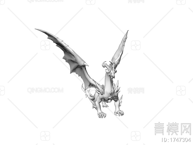 虚拟角色 恐龙战兽3D模型下载【ID:1747304】