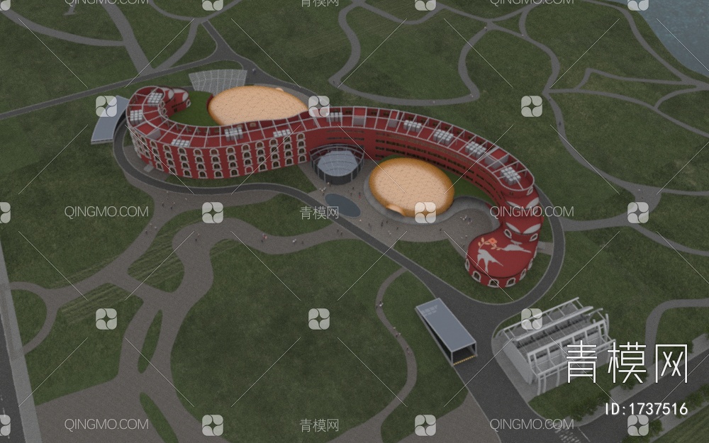 酒店3D模型下载【ID:1737516】