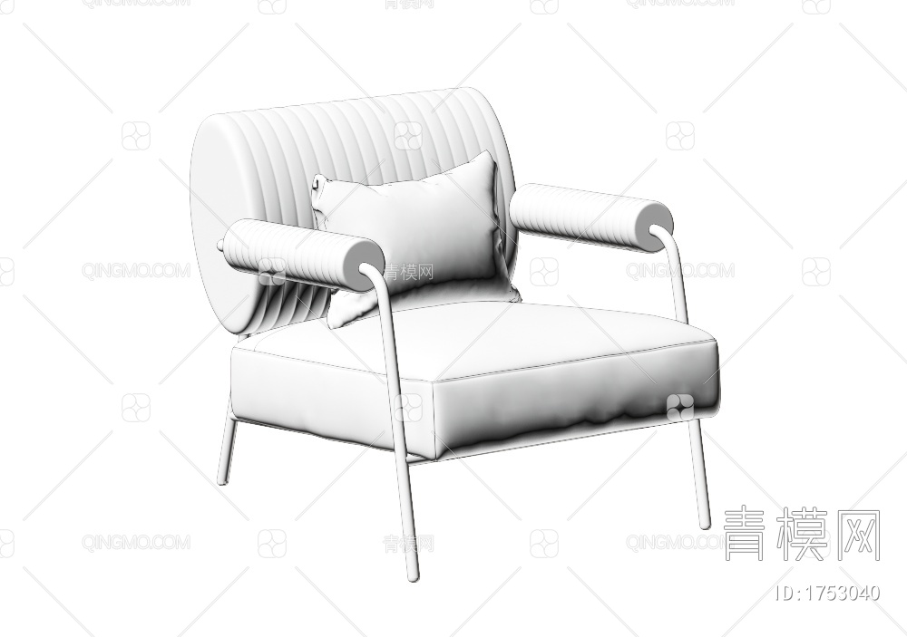 单椅3D模型下载【ID:1753040】